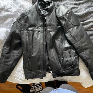Men’s 3XL faux leather jacket